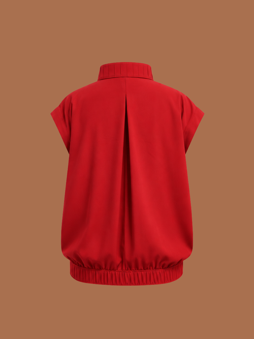 BLUSA BALONÊ GENTE ESTRELA REAL - VERMELHO