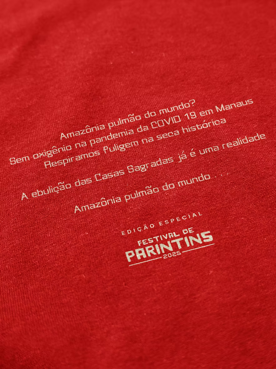CAMISETA PULMÃO DO UNIVERSO - GARANTIDO