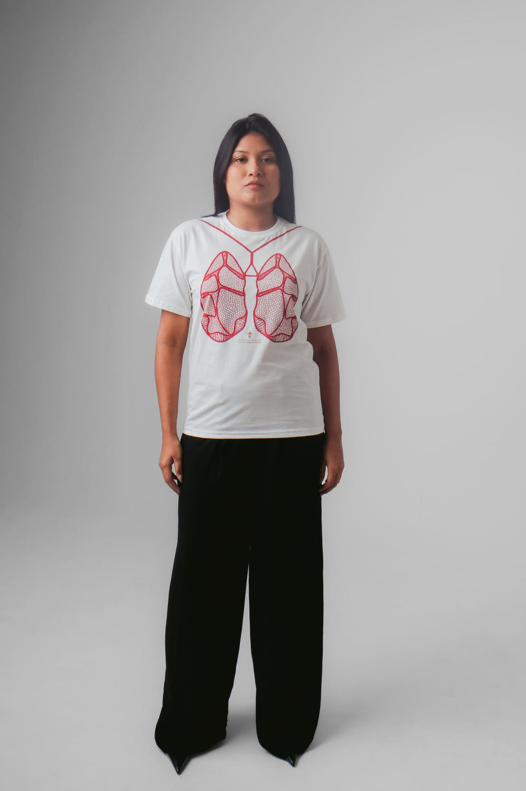 CAMISETA PULMÃO DO UNIVERSO - OFF WHITE