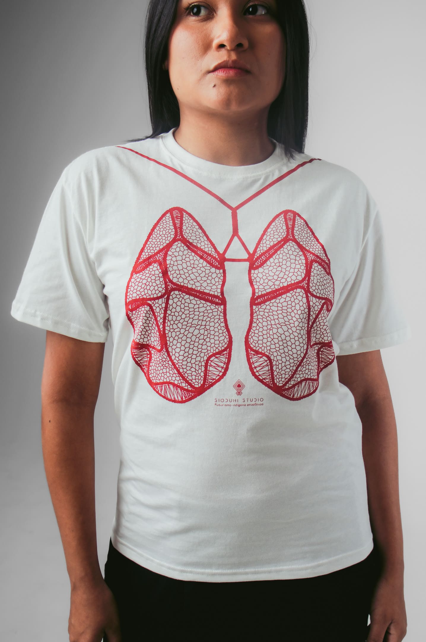CAMISETA PULMÃO DO UNIVERSO - OFF WHITE