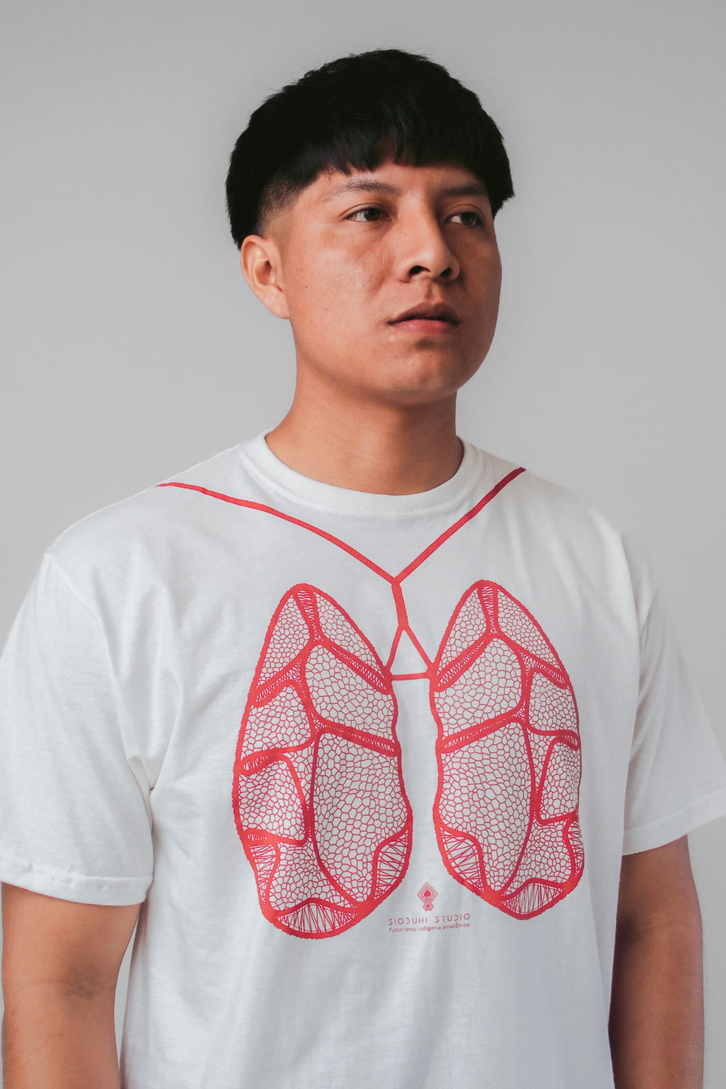 CAMISETA PULMÃO DO UNIVERSO - OFF WHITE