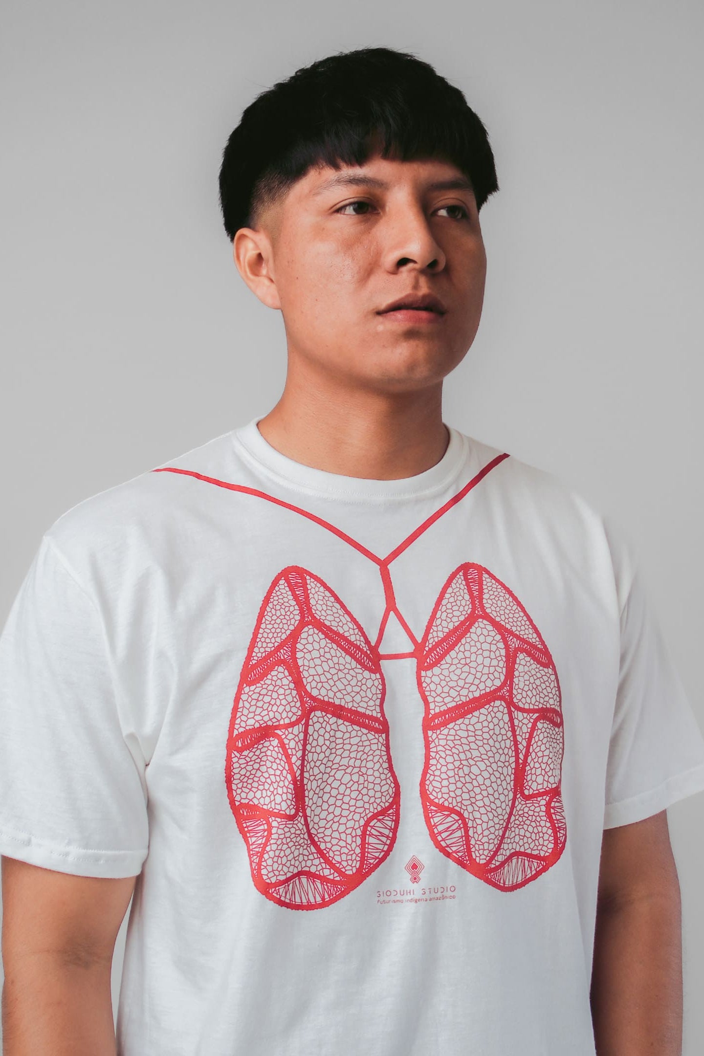 CAMISETA PULMÃO DO UNIVERSO - OFF WHITE