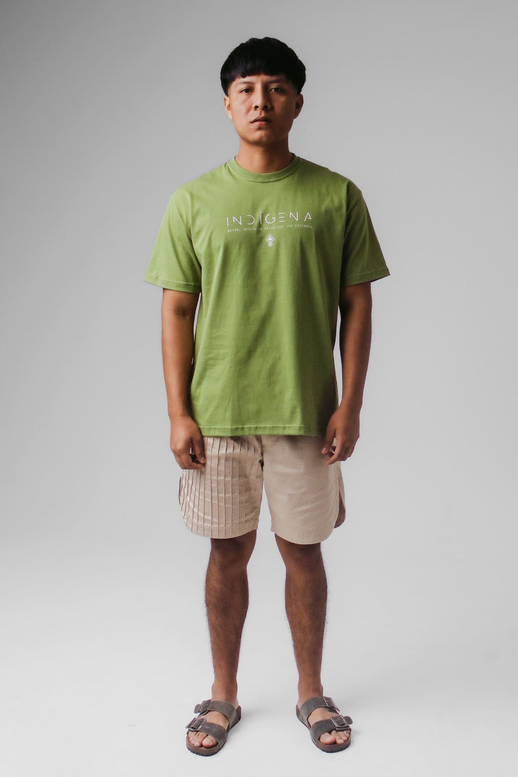 CAMISETA INDÍGENA - VERDE OLIVA
